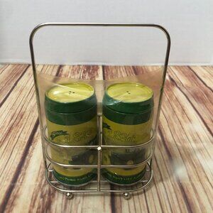 John Deere Collectible Salt And Pepper Shakers with Carrier Green